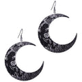 Grand Crescent Moon Earrings