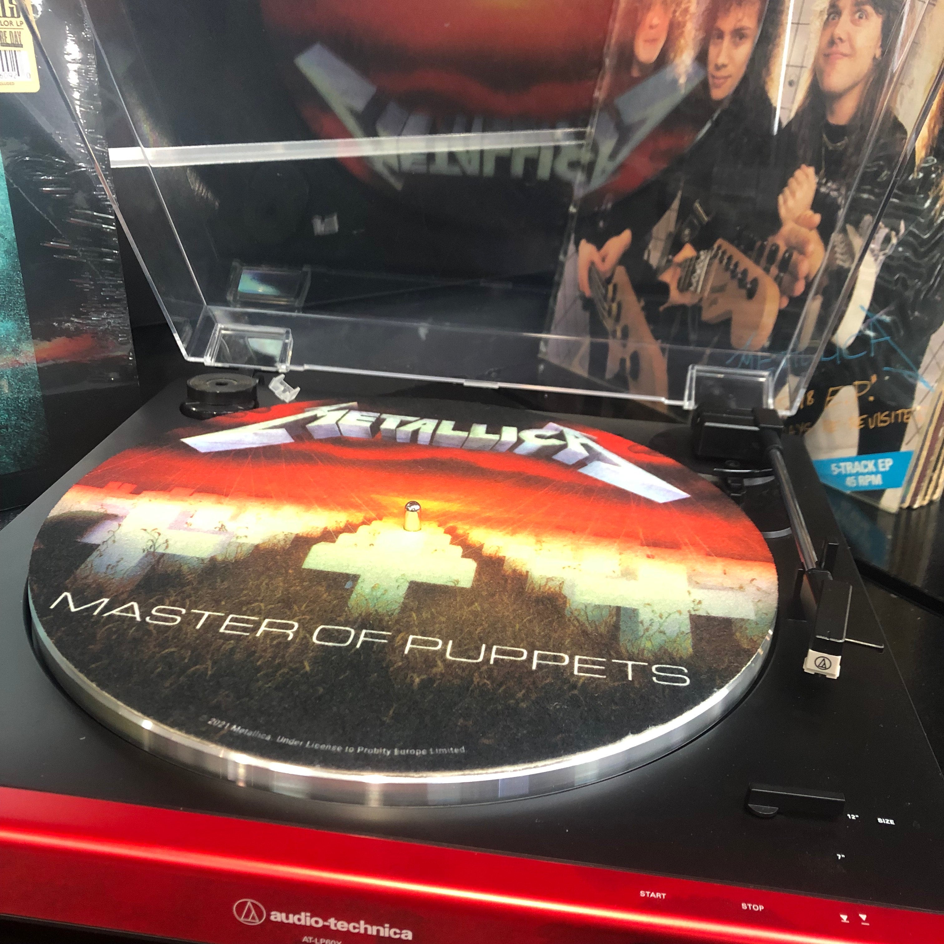 METALLICA Master of Puppets - Record Turntable Slip Mat