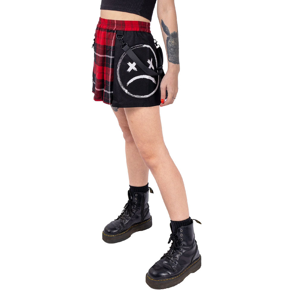 Souless Skirt Red Tartan