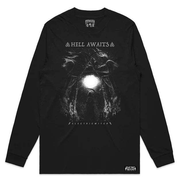 Hell Awaits Electric Witch Long Sleeve Tee