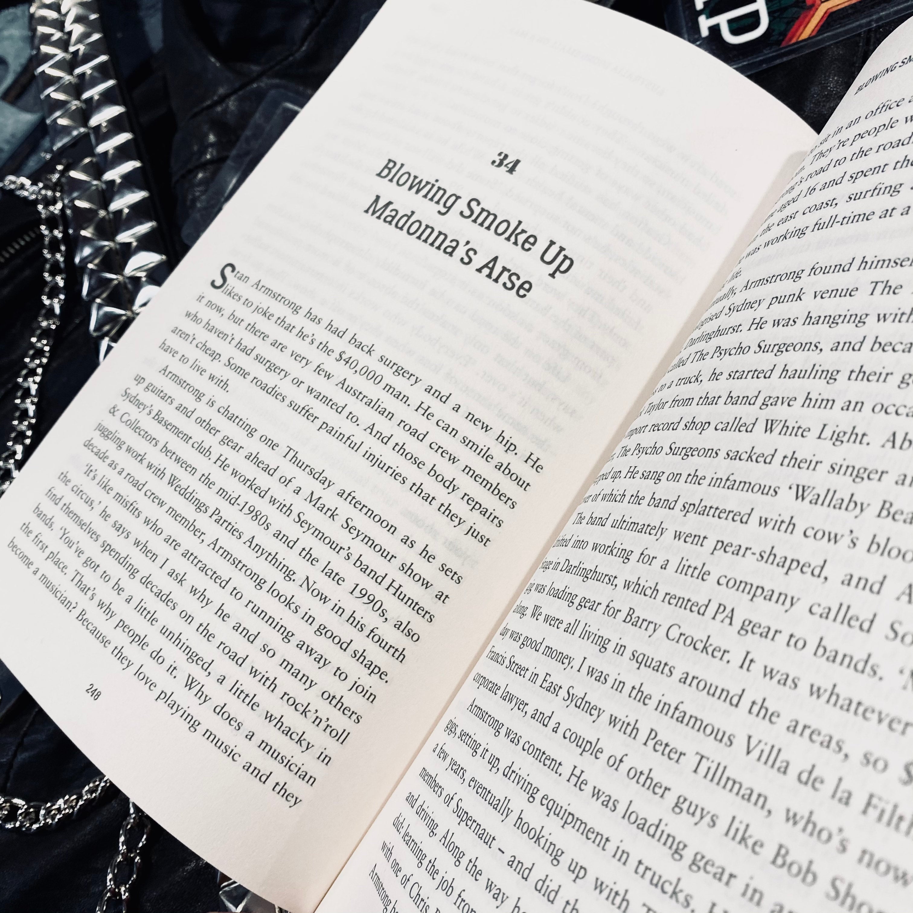 Roadies The Secret History of Australian Rock 'n' Roll Softcover Book