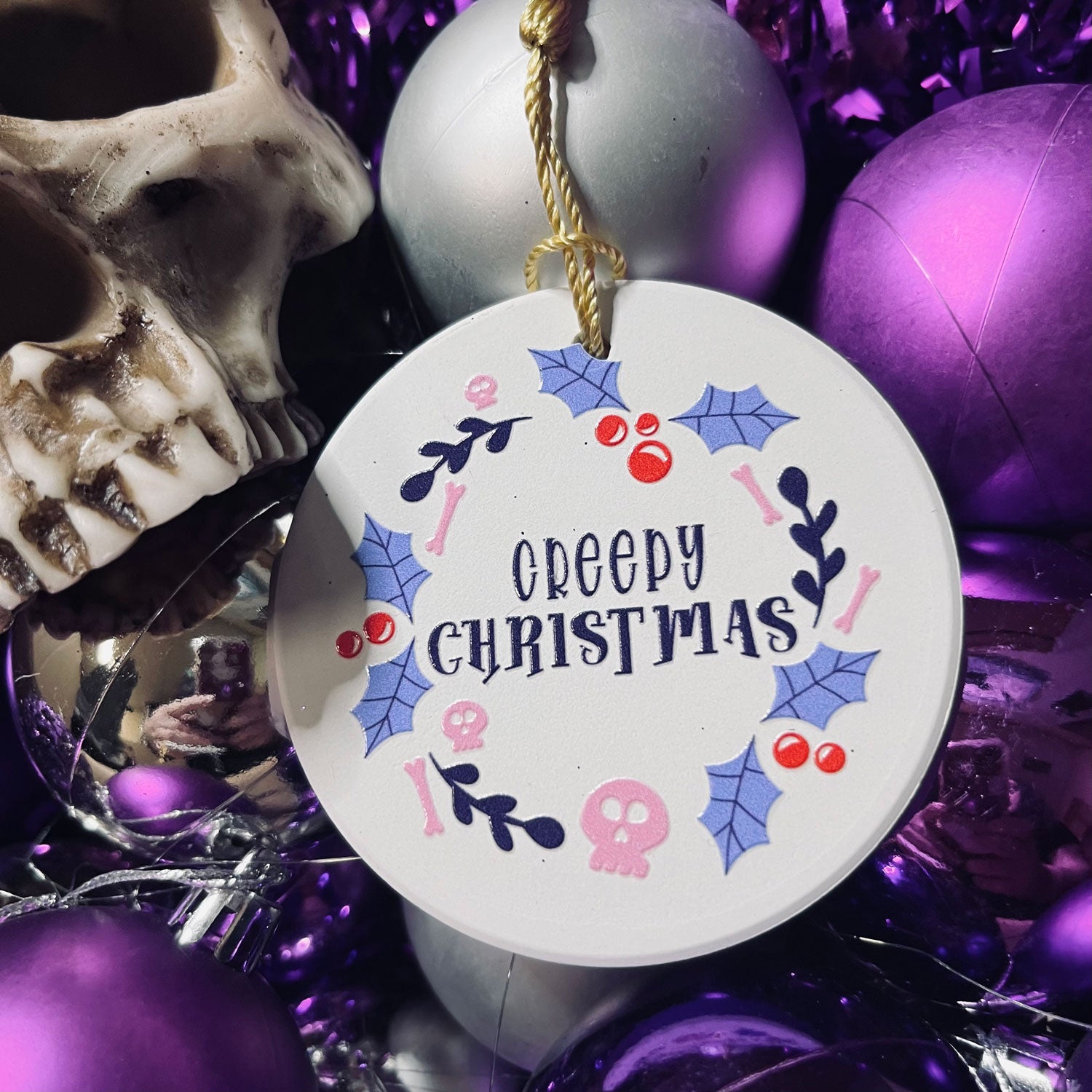 Merry Creepmas Ornament - Creepy Christmas