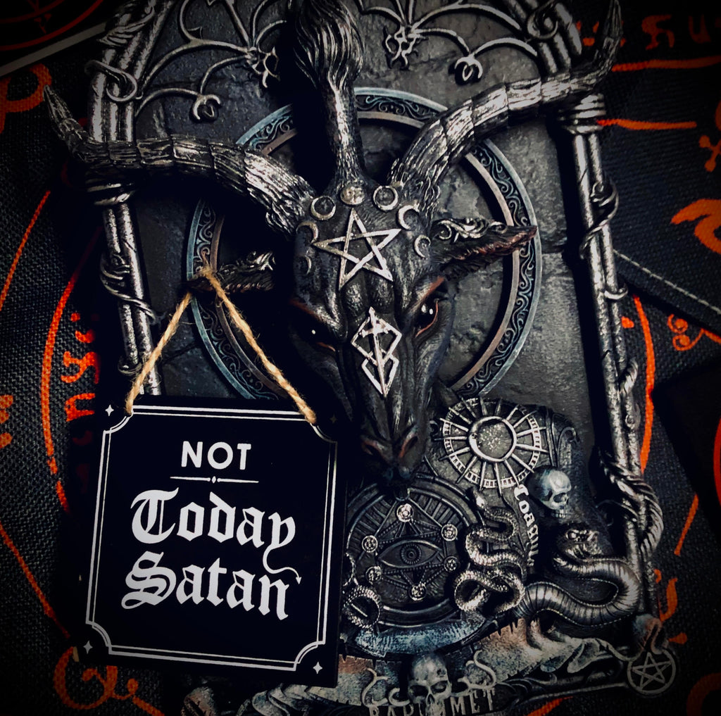 Invocation of Baphomet Wall Plaque