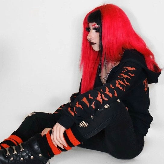 Vampire Castle Zip Up Hood