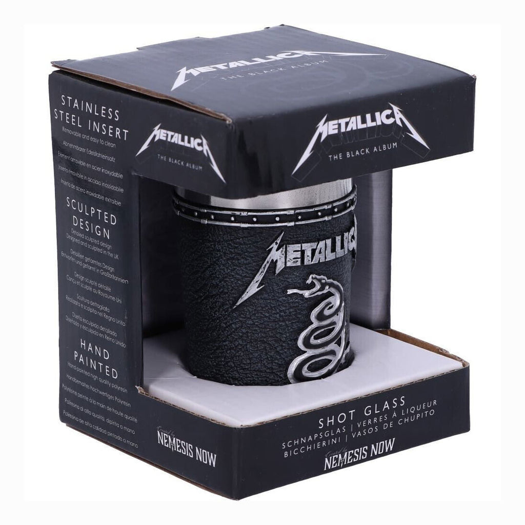 METALLICA Black Album Shot Glass