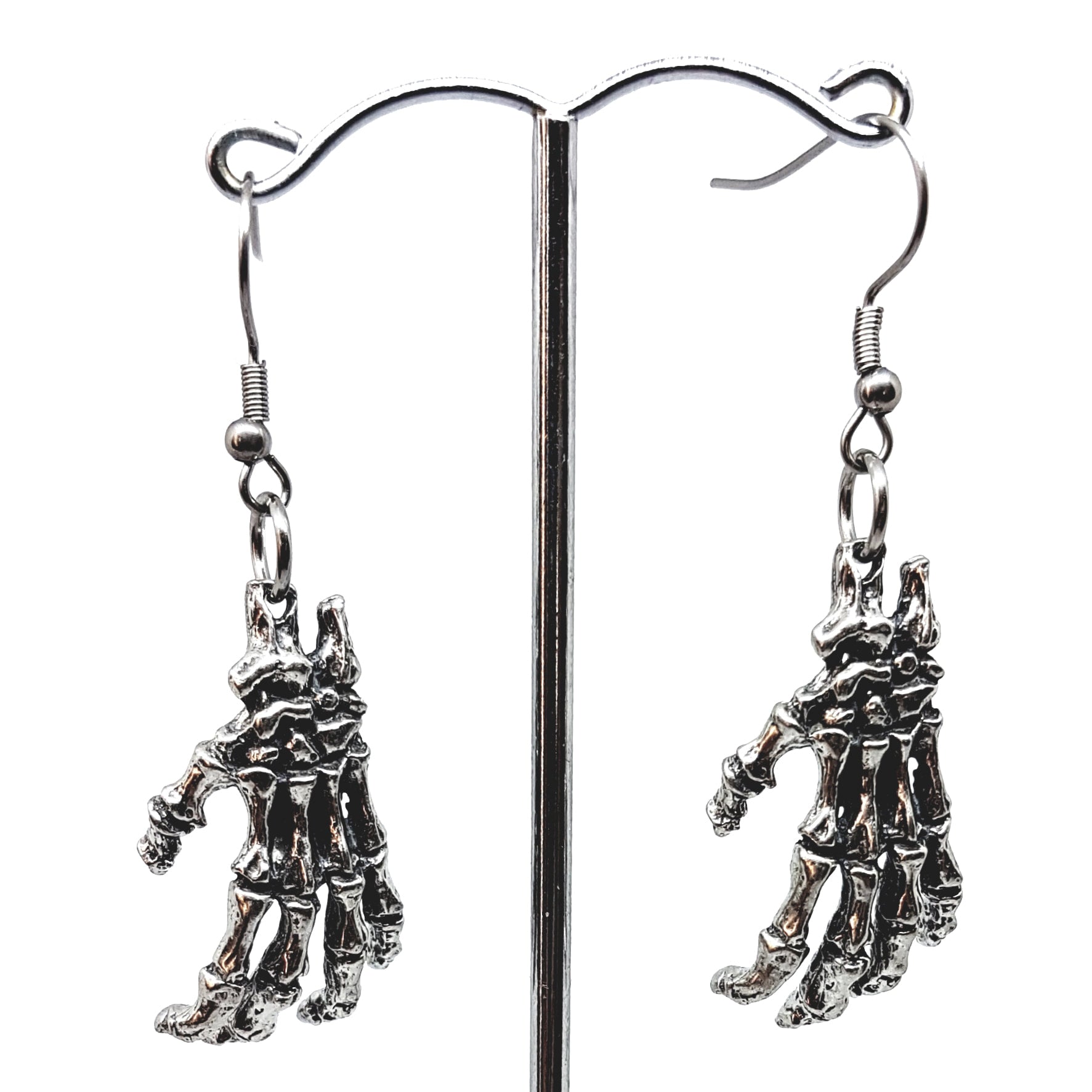 Skeleton Hand Earrings