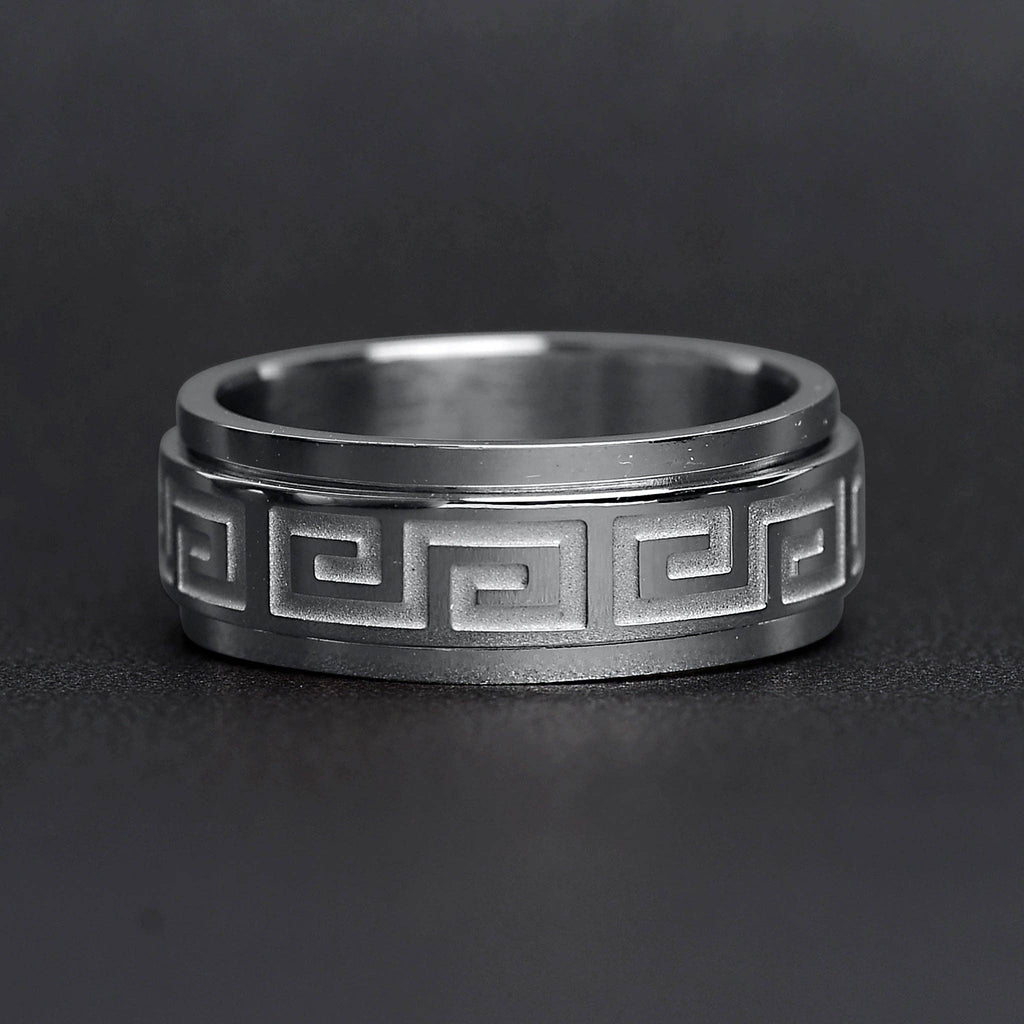 Meandros Lights Spinner Ring