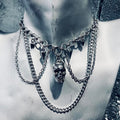 Mayhem In Chains Skull Choker