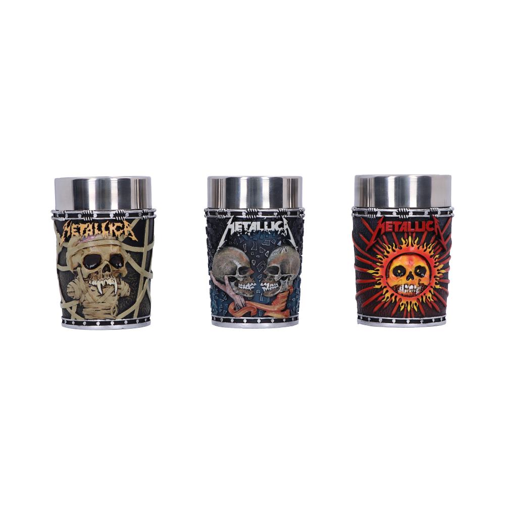 METALLICA Pushead Collectible Shot Glass Set of 3