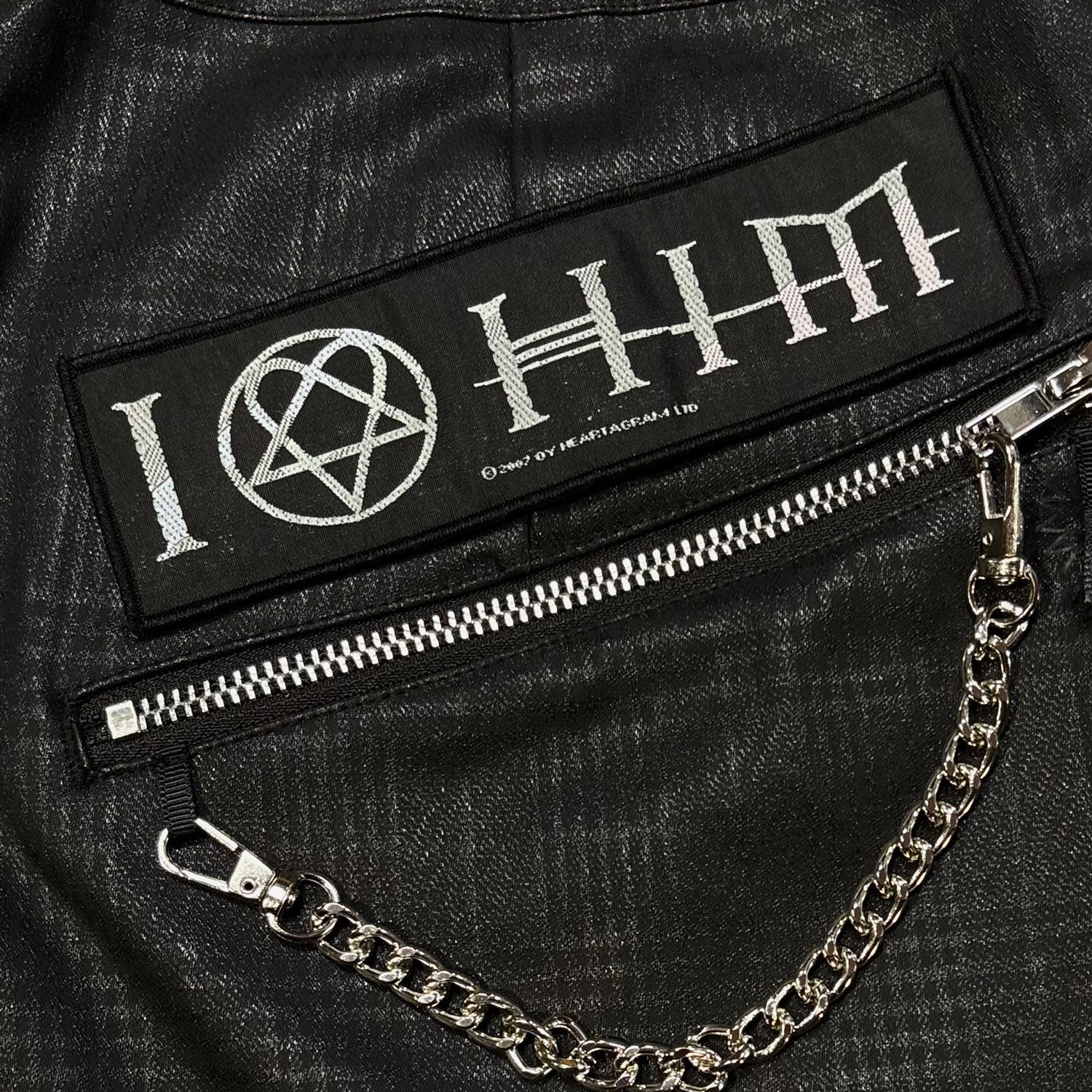 HIM Logo Heartagram Strip Patch