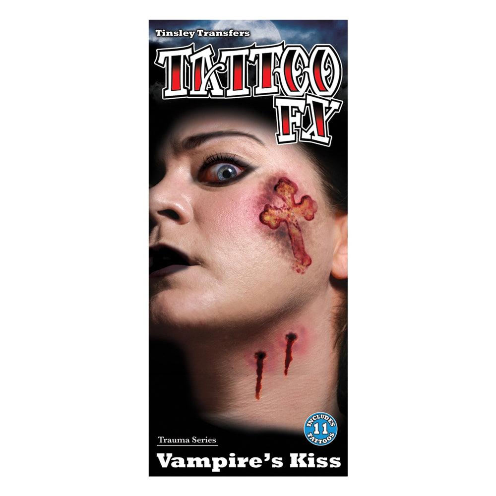 Trauma - Vampire Kiss Horror Faux Tattoo