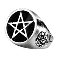Roseus Pentagram Ring