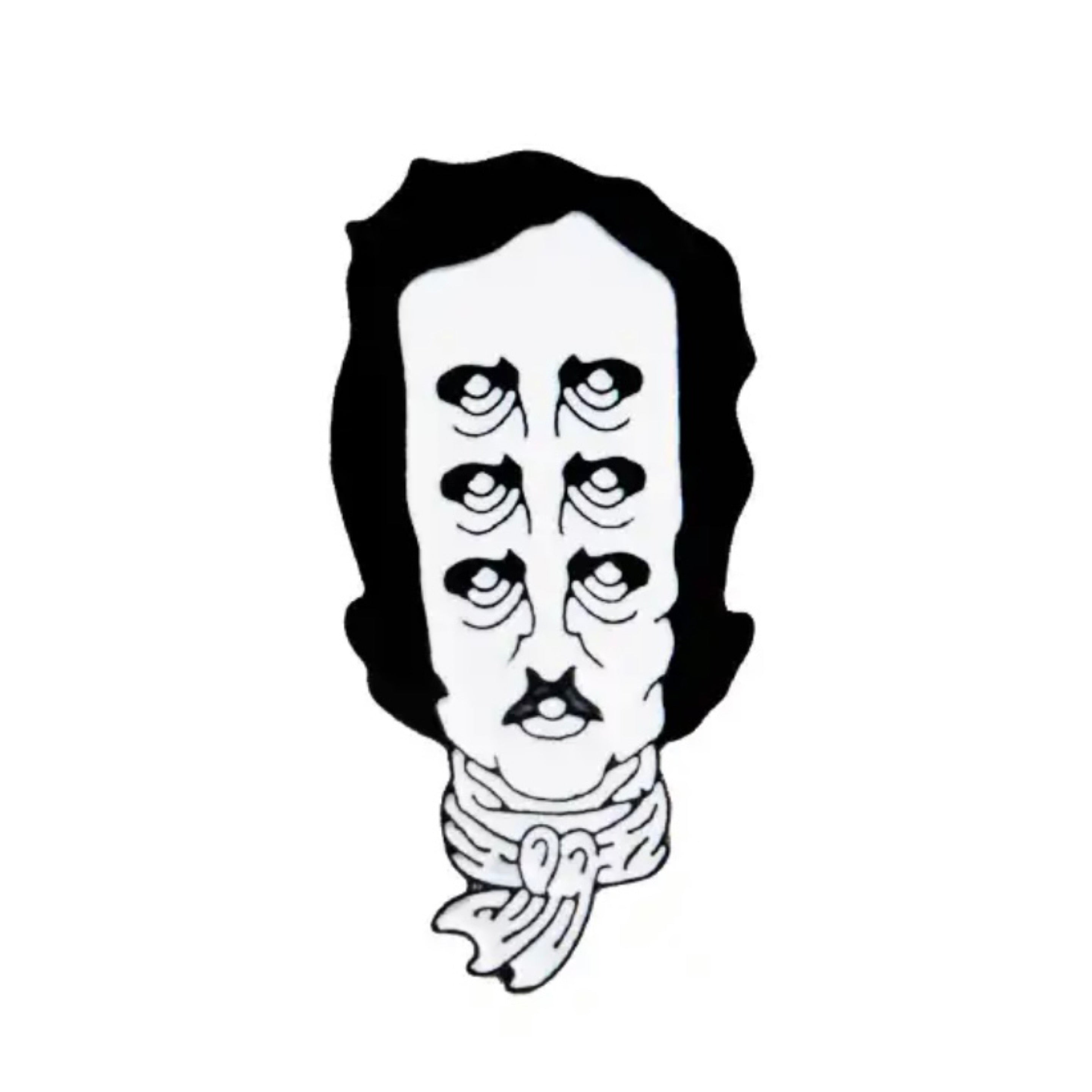 Edgar Allan Poe Pneuma Enamel Pin