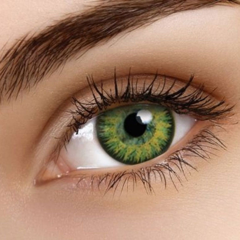 Glamour Natural Look Green Contact Lenses