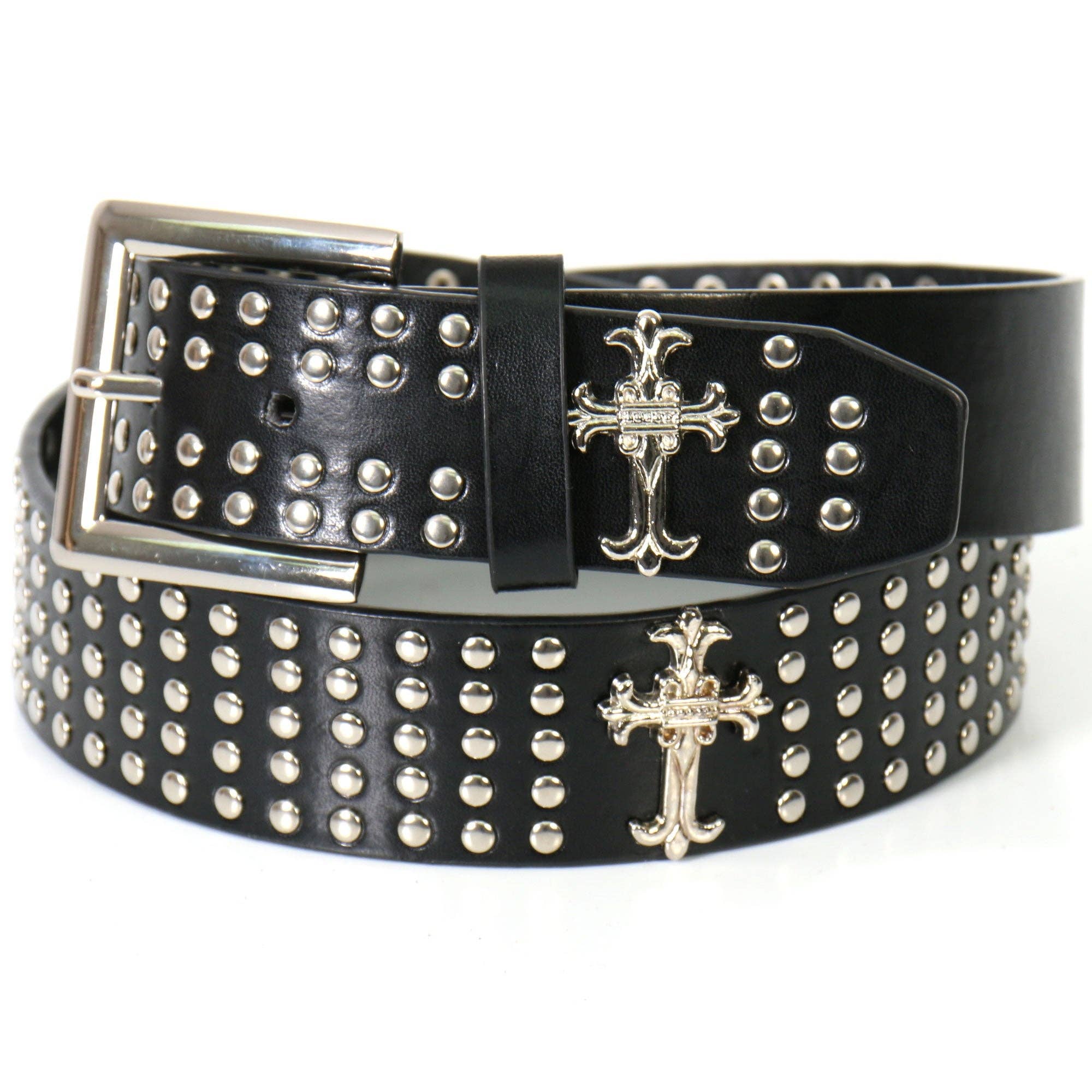 Blasphemy Leather Riveted Belt