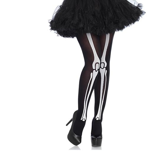 Skeleton Print Bone Tights