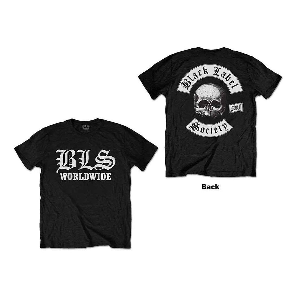 BLACK LABEL SOCIETY (BLS) Worldwide Tee (Backprint)