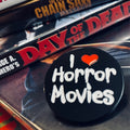 I Love Horror Movies Enamel Pin