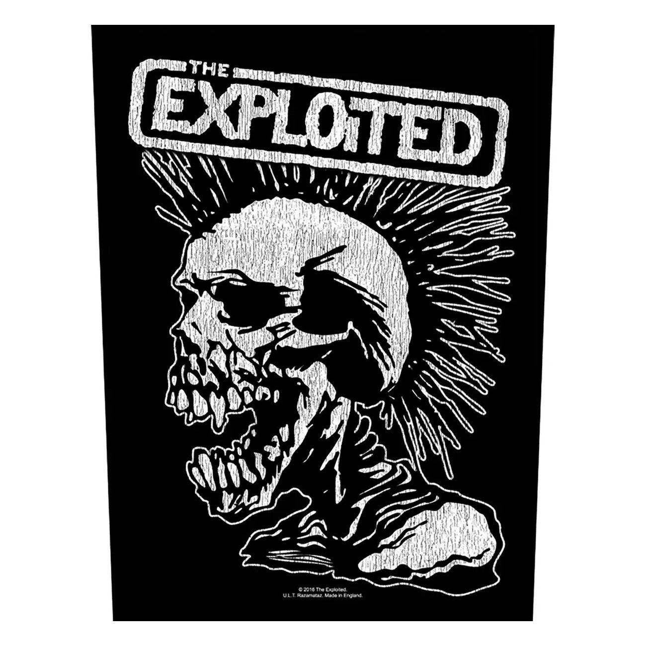 EXPLOITED (The), Classic Skull Back Patch