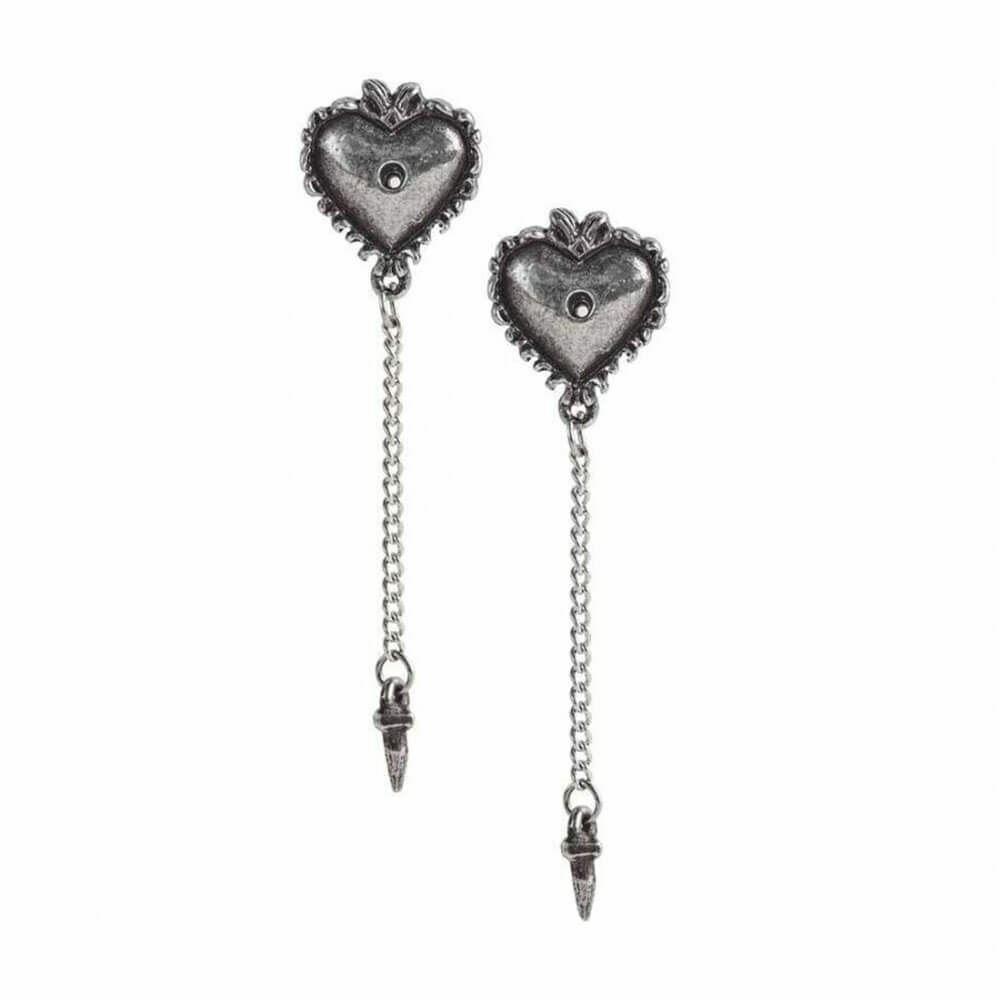 Witches Heart Earrings