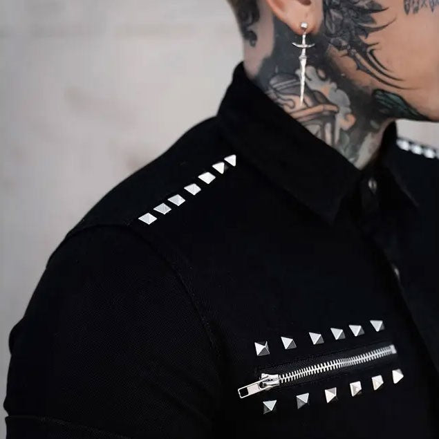Shallow Grave Studded Shirt