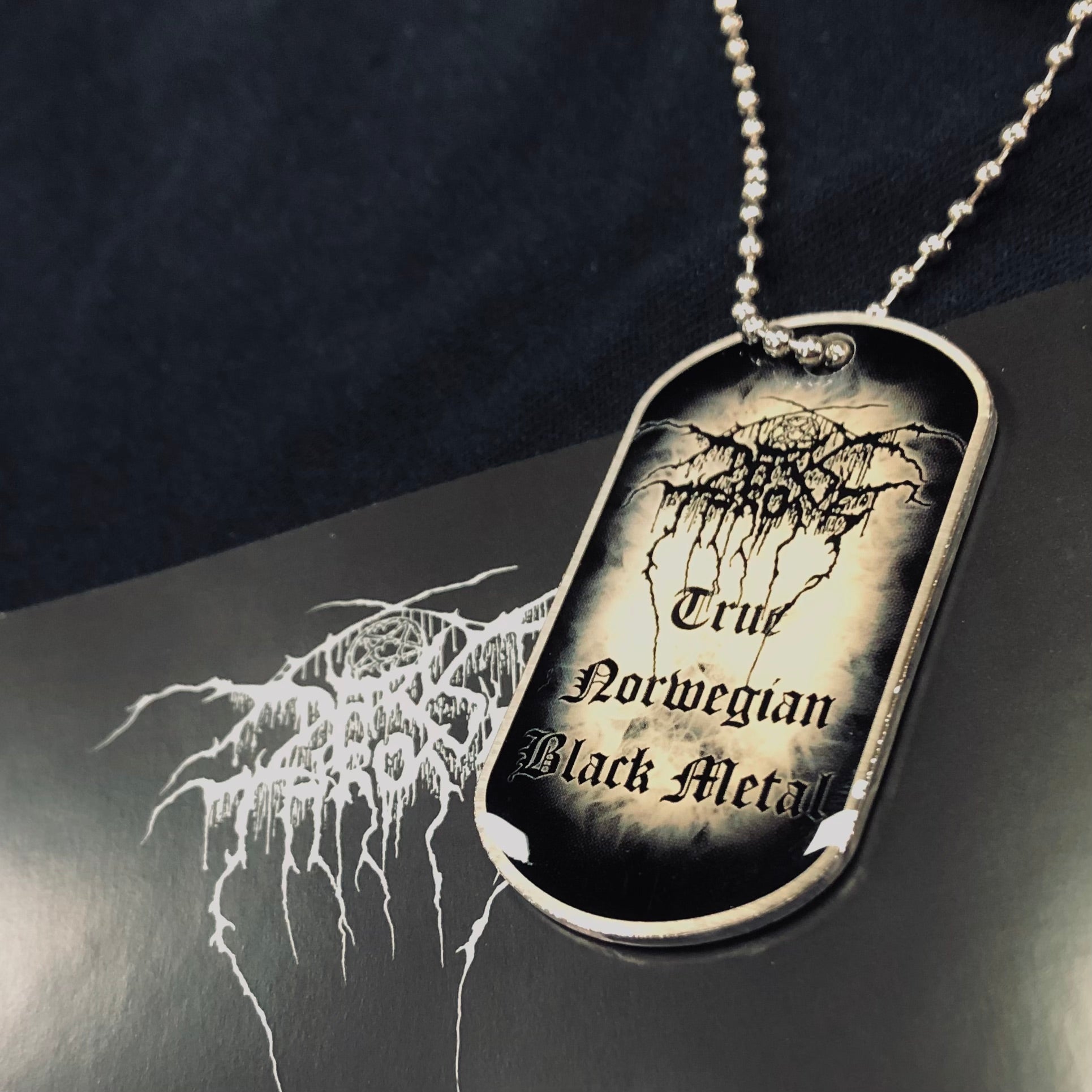 DARKTHRONE Dog Tag Necklace