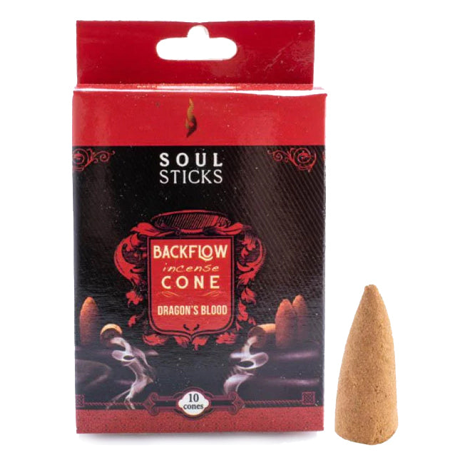 Soul Sticks Dragons Blood Backflow Incense Cones