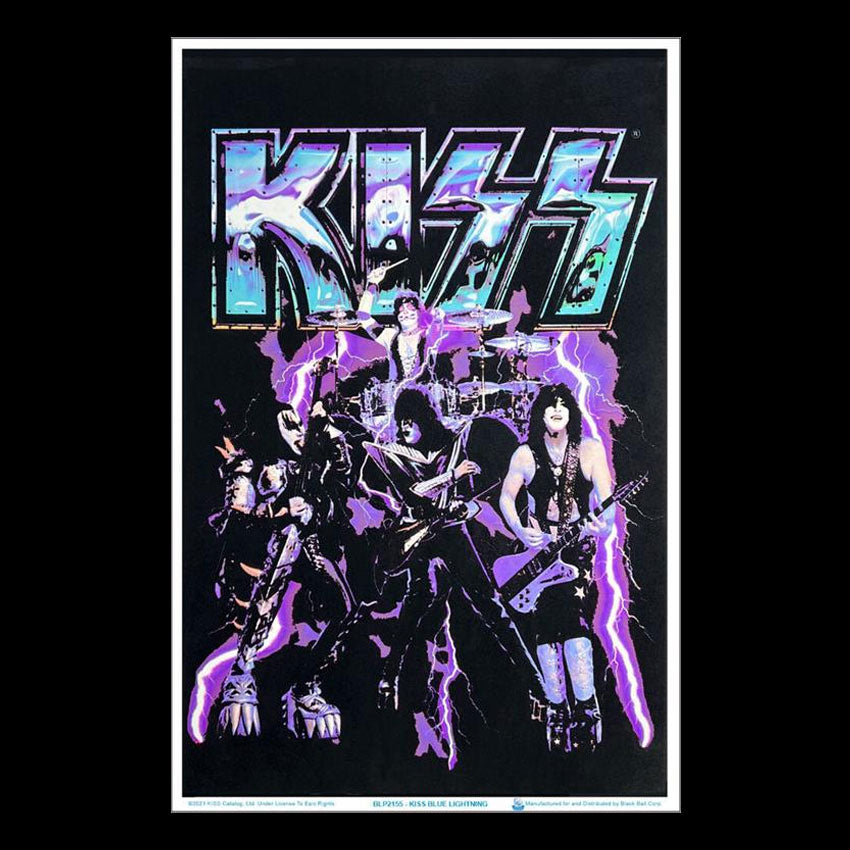 KISS Flocked UV Blacklight Poster 196