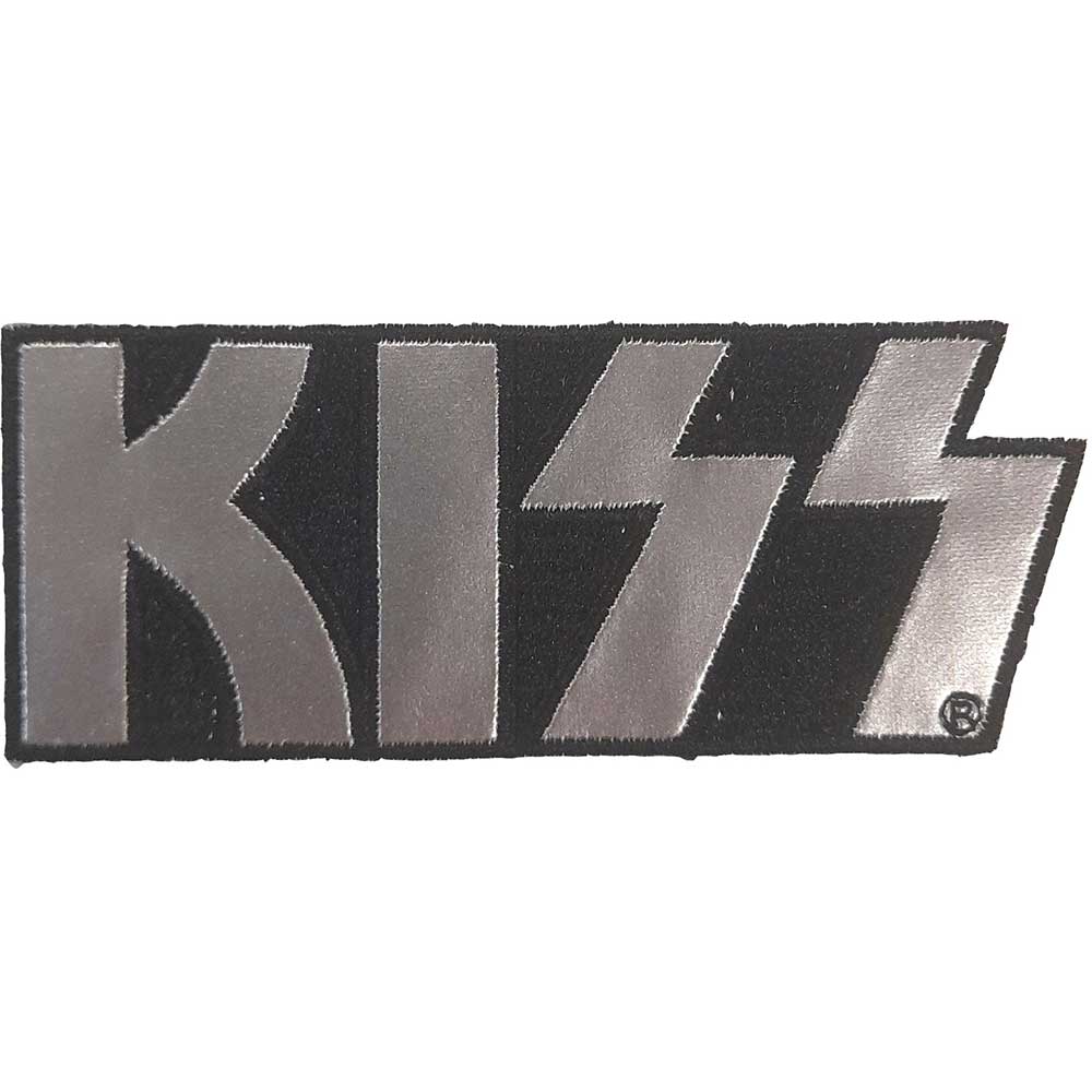 KISS Chrome Logo Patch