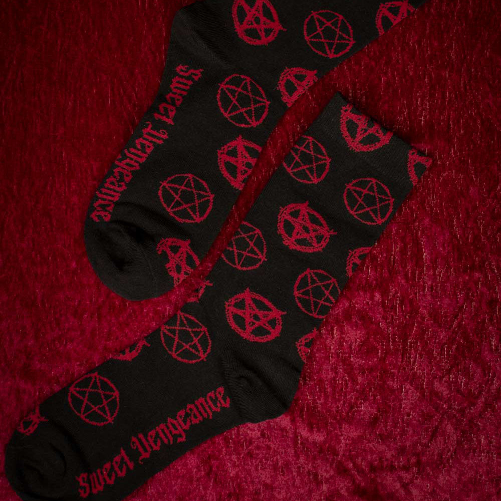 Pentagram Necromancy Socks
