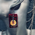 Horror Tarot Hanged Man Earrings