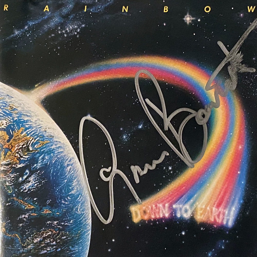 RAINBOW Down To Earth CD Signed 1979