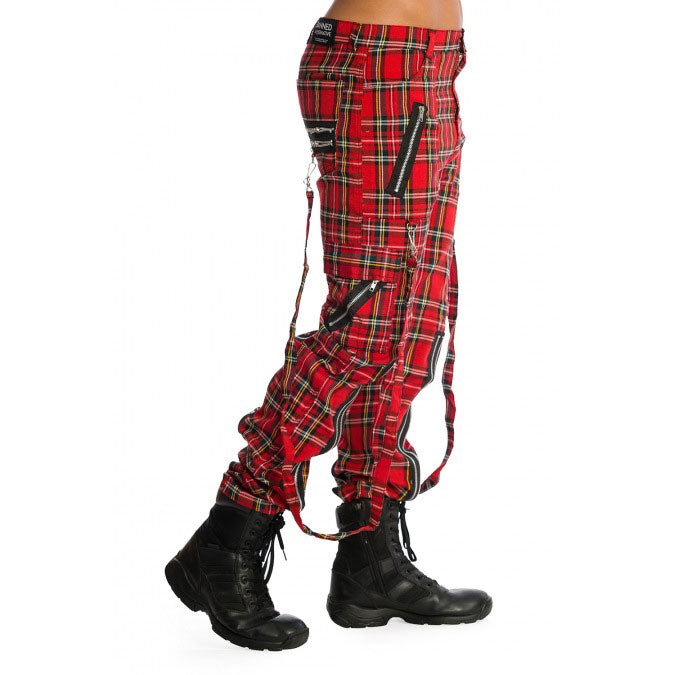 Avengence Strapped Tartan Pants