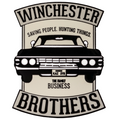 Supernatural Winchester Brothers Enamel Pin