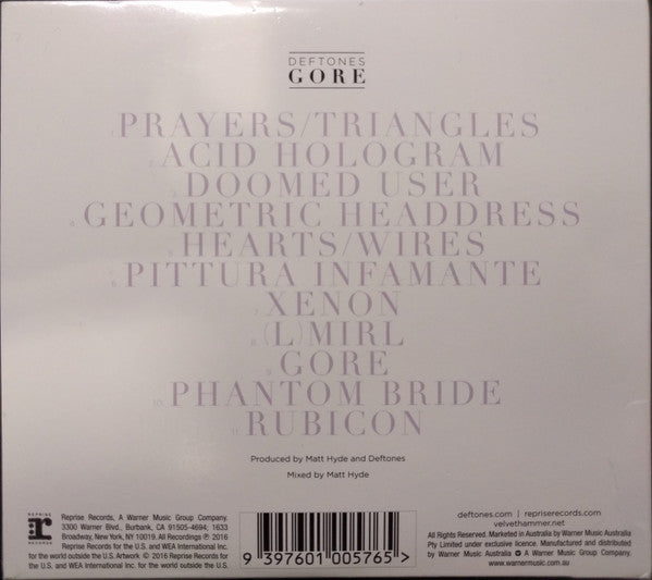 DEFTONES Gore CD (2016)