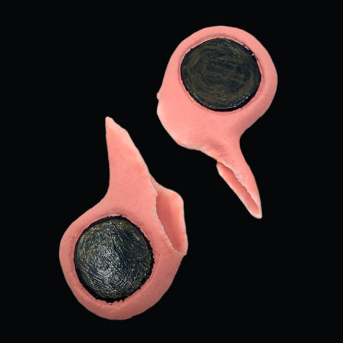 Black Label Latex Piercing Plug Faux Stretched Ears