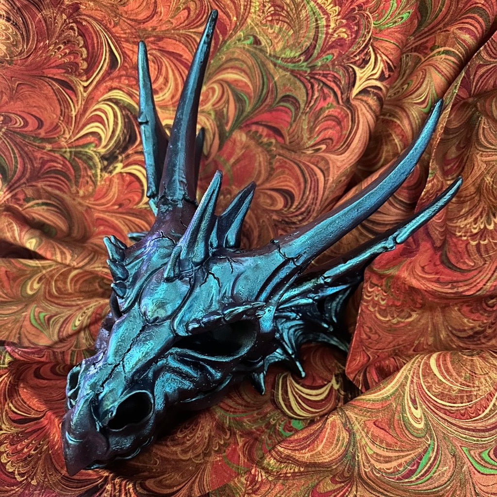 Mystic Dragon Wall Hanging Skull