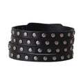 Distortion Studded Cuff