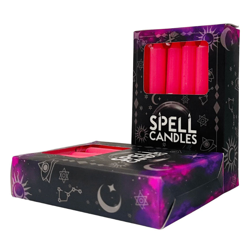 Spell Mini Candles 12pk - Pink