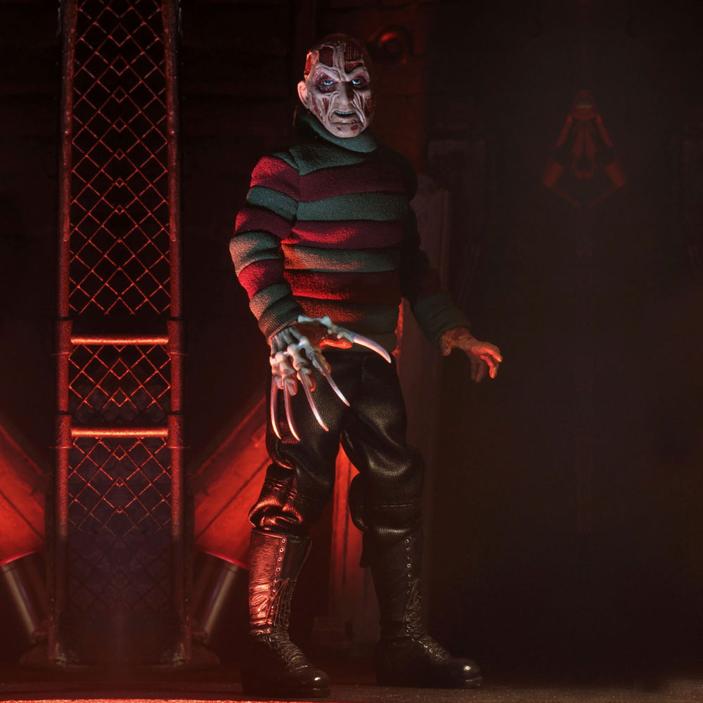Freddy Kreuger - 8” Clothed Action Figure - Nightmare on Elm Street