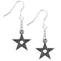 Black Star Earrings