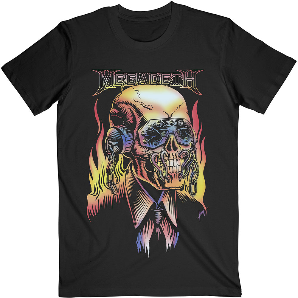 MEGADETH Flaming Vic Tee