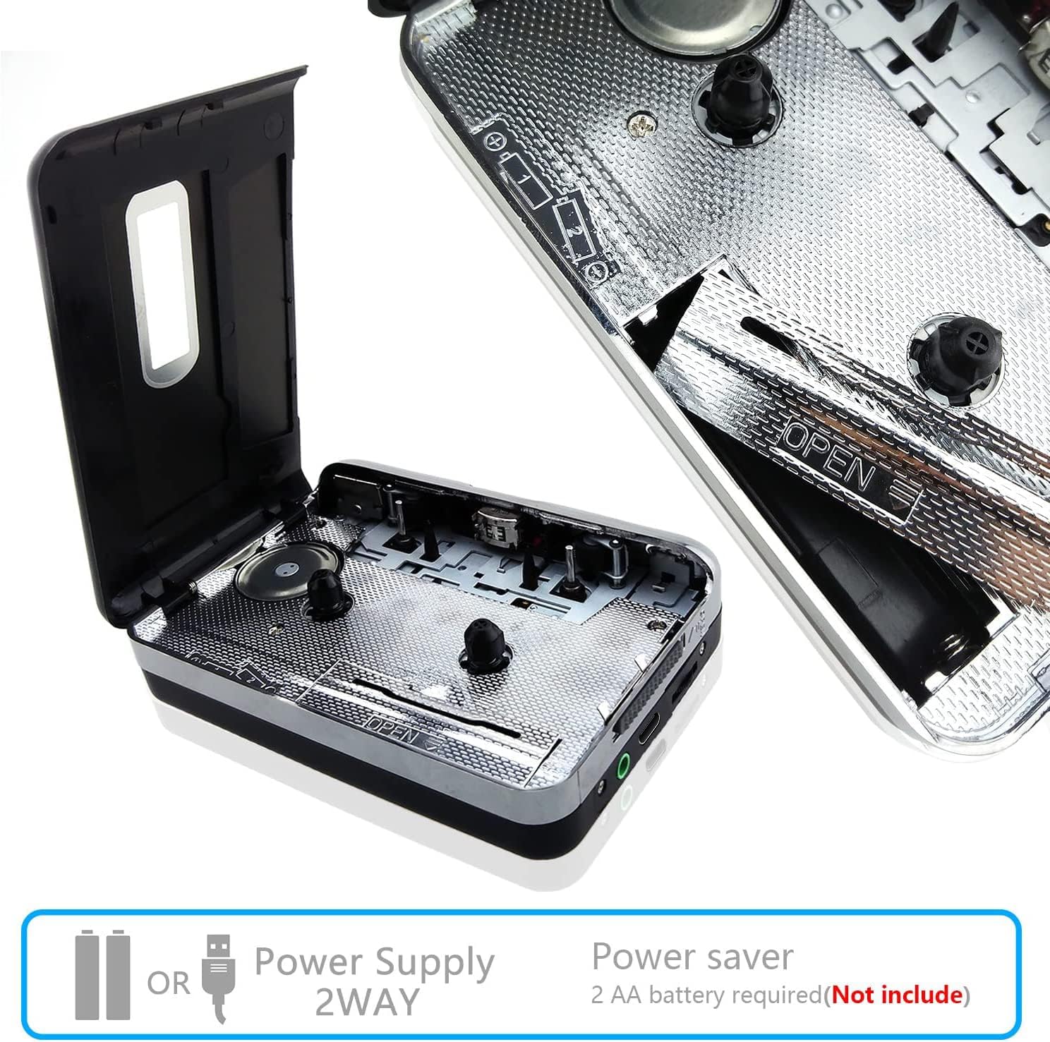 CASSETTE PLAYER: Compact Portable 218