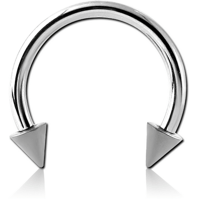 Circular Barbell Spike Ends Surgical Steel