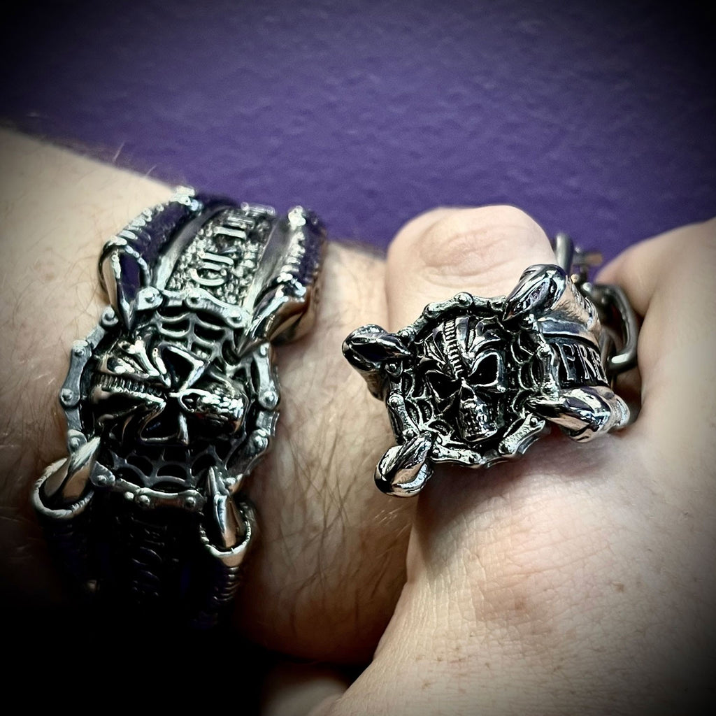 Freedom Or Death Stainless Steel Ring