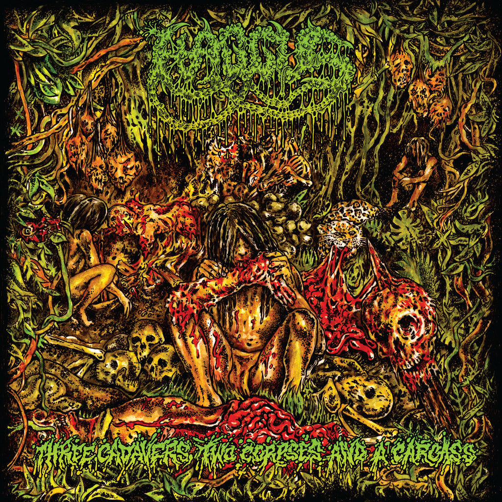 HAGGUS: 3 Cadavers, 2 Corpses & a Carcass EP Vinyl 7"