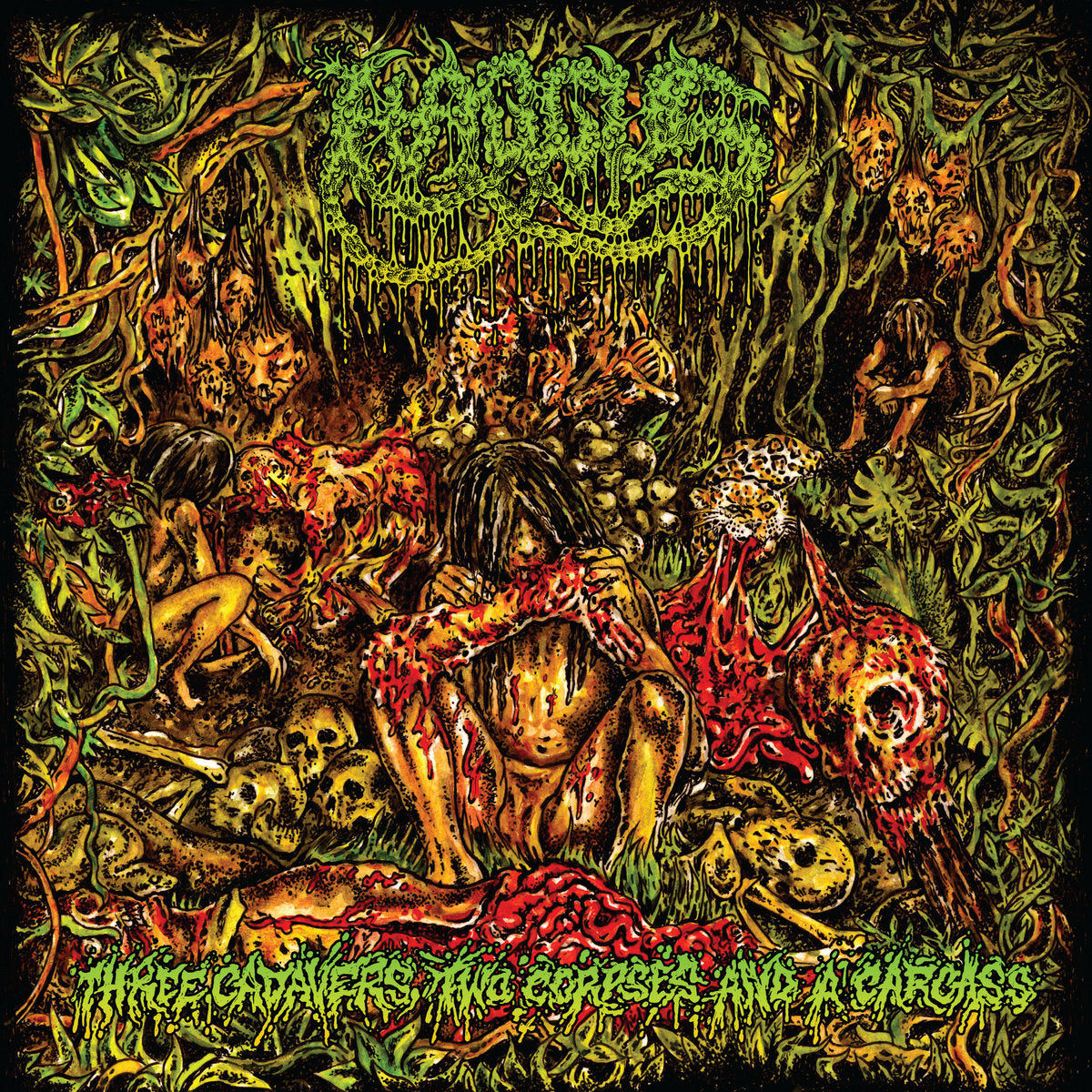 HAGGUS: 3 Cadavers, 2 Corpses & a Carcass EP Vinyl 7"