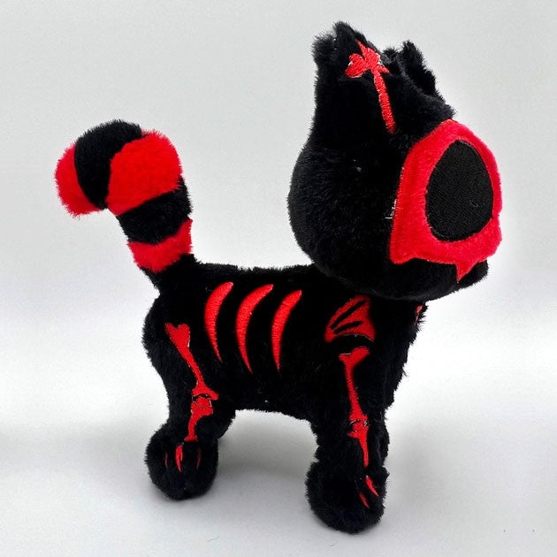 Bloody Bones Skelekitty Plush Keychain