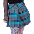 Zorya Turquoise Tartan Skirt