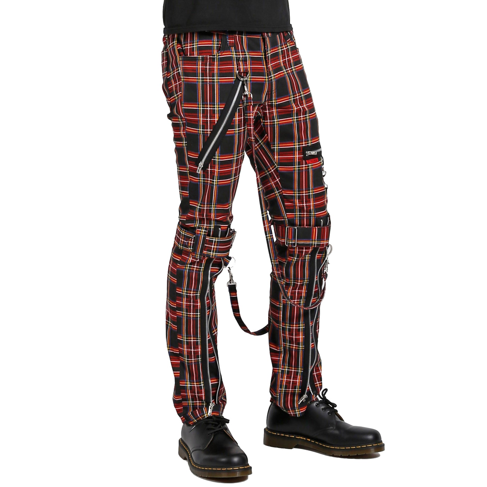 Tripp NYC Rampage Black Plaid Pants